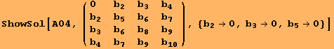 ShowSol[A04, ( {{0, b_2, b_3, b_4}, {b_2, b_5, b_6, b_7}, {b_3, b_6, b_8, b_9}, {b_4, b_7, b_9, b_10}} ), {b_2→0, b_3→0, b_5→0}]